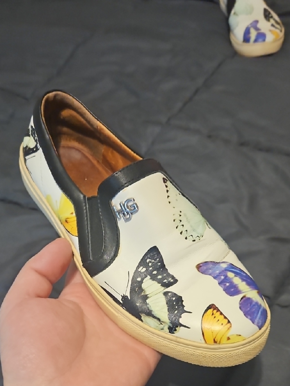 Authentic Givenchy Paris Butterfly Sneakers Size 6 - Made In Italy - Picture 2 of 3
